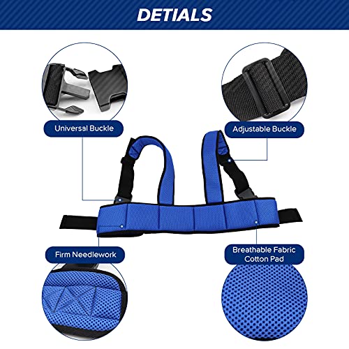 Voonke Wheelchair Safety Belt Torso Support Vest, Adjustable Whole Body Safety Belt To Prevent Tilting Or Falling, Suitable For Wheelchair Restraint Belts For Patients, The Elderly And The Disabled #TOP3