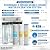 20" x 4.5" 3 Stage Whole House Water Filter System, 1" NPFT Port 3 Clear Housing, 2 Pressure Gauge, 5 Micron Sediment, 10 Micron Pleated, CTO Filter, Ball Valve, Wrench FA-320BB-5CC-1 WGB32B