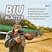 BIU BLASTER Gel Ball Blaster 280+ FPS,100+ Ft Range Full Size Splatter Ball Blaster 1500+ Capacity Drum 7.4v 1200mAh Battery Electric Automatic Splat Blaster for Ages 14+ Years Outdoor Game