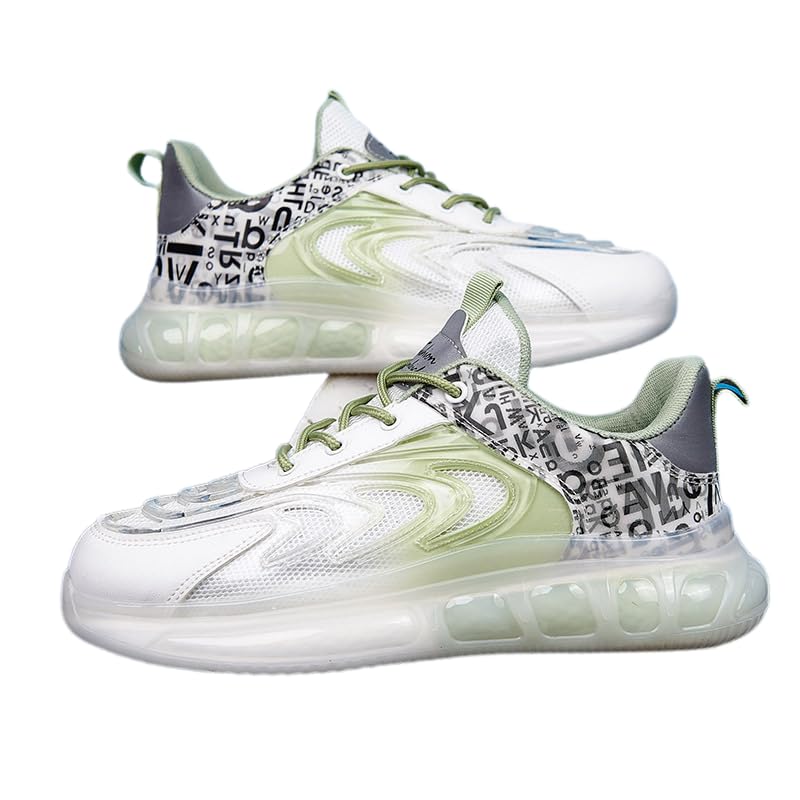 Chaussures de sport maille respirante avec semelle Popcorn transparente anti-transpiration
