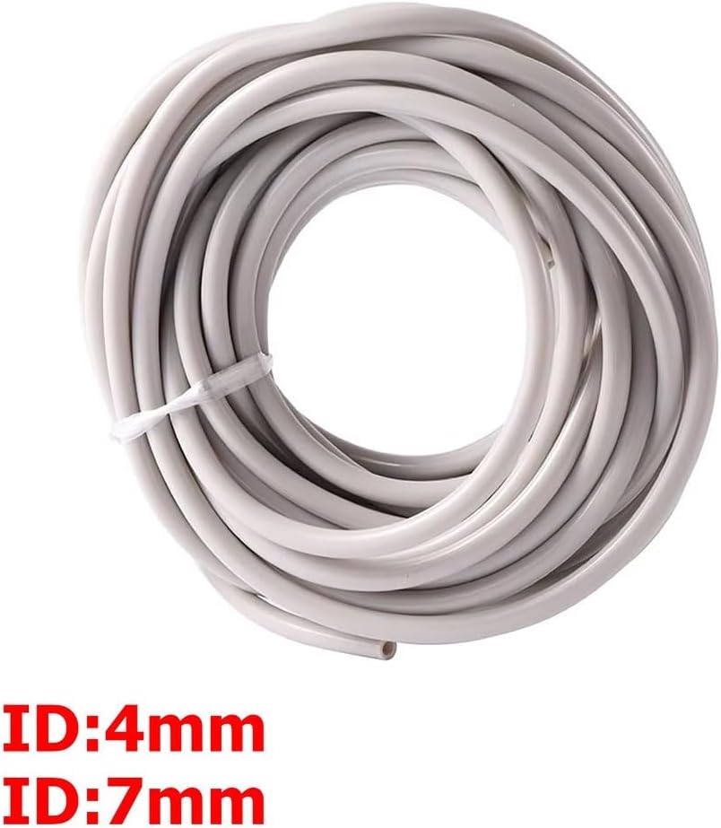 10M/20M 1/4" PVC Water Hose - 4/7mm Micro Drip Irrigation Tubing, Kink-Resistant Garden Water Pipe for Greenhouse/Flower Bed(20m)