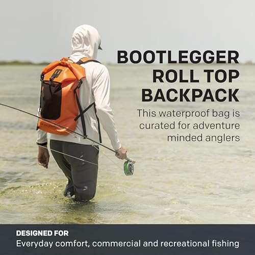 Grundéns Bootlegger Roll Top Backpack | Waterproof, 30L, Anchor2