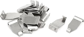 Aexit Sliding Door Hooks Window Stainless Steel Sash Crescent Lock Hook 40mm Over Door Hooks Length 16pcs