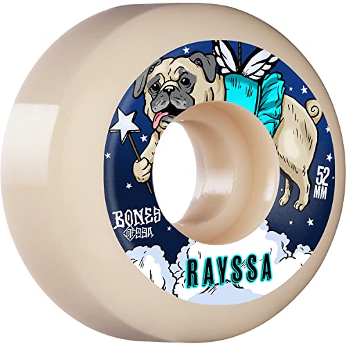 Bones Wheels Rayssa Leal Stf V5 Slinky Natural Skateboard Wheels - 52Mm 99A (Set Of 4) #TOP1
