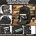 PRYXON Military Tactical Backpack for Men - Molle Army 3 Days Assault Pack Out Bag Hiking Rucksack (Black, 25L)