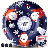 Mukum Snow Tube 47' Kids Sleds for Snow Tubes for Sledding Inflatable Sled for Snow Heavy Duty 0.6mm...