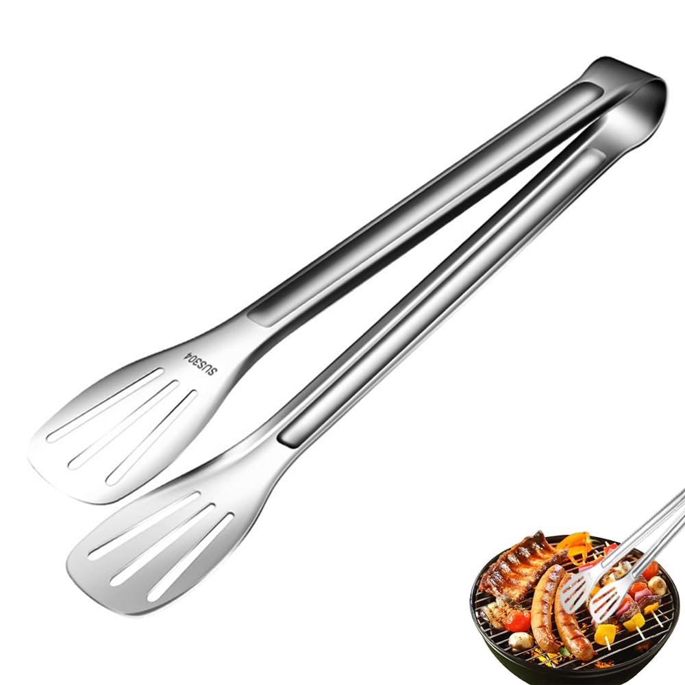 12'' Kitchen Tongs for Air Fryer Toaster BBQ Serving, 1 PCS