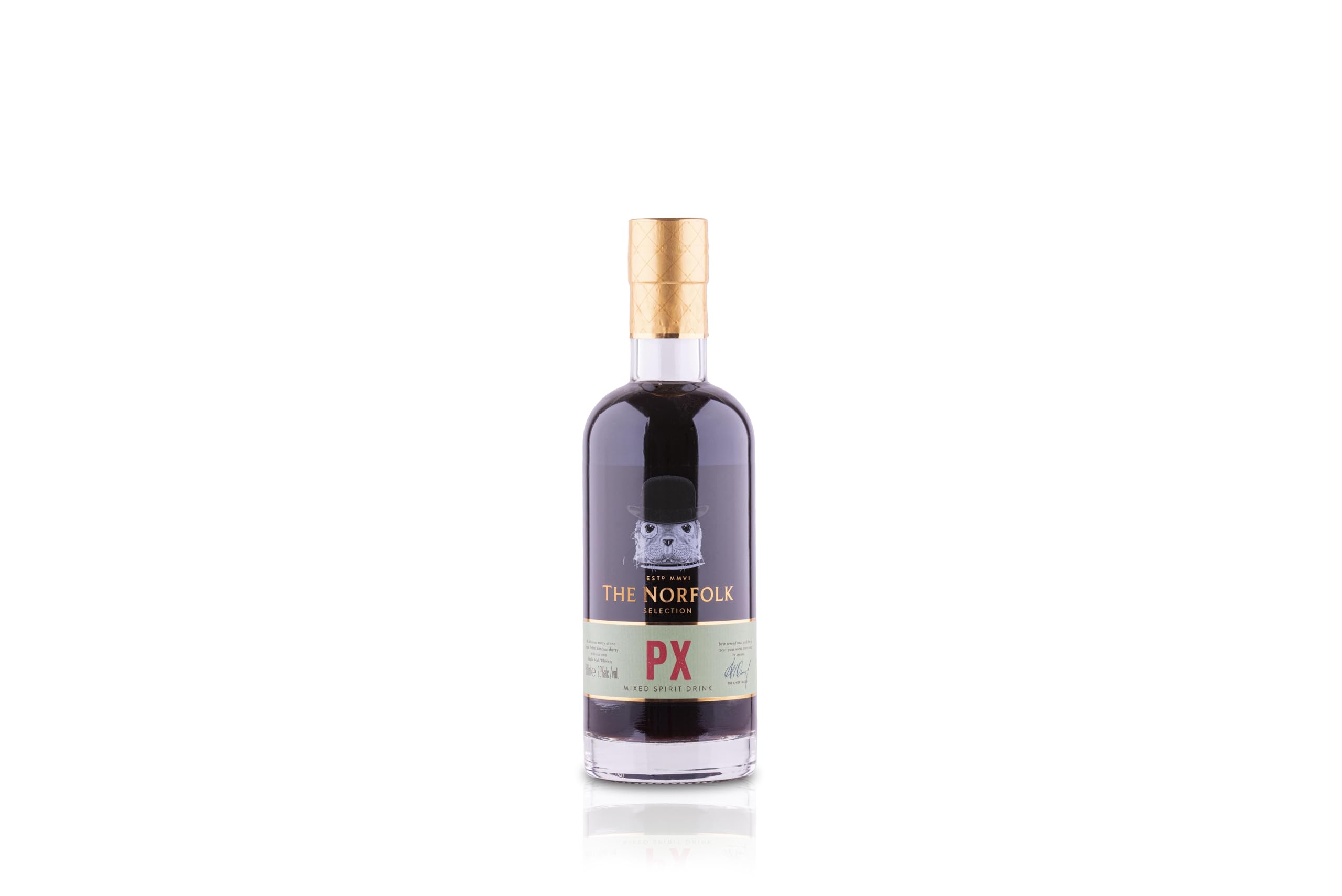 The Norfolk PX: English Whisky Pedro Ximenez Sherry Liqueur, 20% vol, 50cl