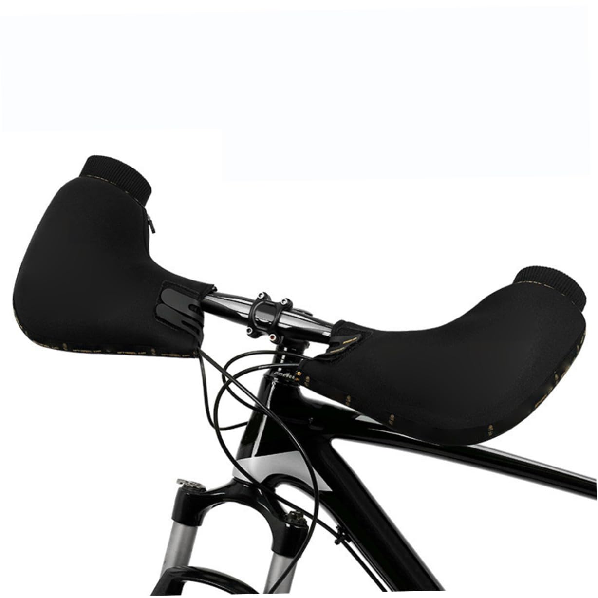 GALPADA Warme Lenkerhandschuhe für Fahrrad und E Scooter Winddichte und Dicke Winter Fahrradhandschuhe aus Neopren und Baumwolle für Kalte Wintertage 1 Paar