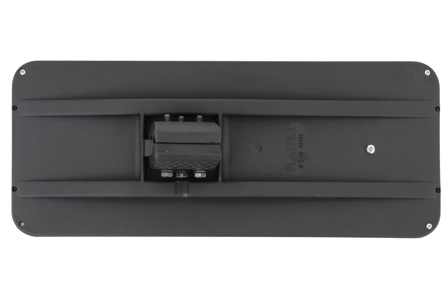 Plastex Seitenspiegel 390x157mm für Traktor und Baumaschinen, Panorama-Aussenspiegel mit 14-22mm Montagedurchmesser für links und rechts, robuster Schlepperspiegel