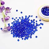 BIT.FLY 4.2mm 10000pcs Crystal Acrylic Diamond Vase Fillers for Table Scatter Wedding Event Party Decoration DIY Arts & Crafts Ice Rock Treasure Gems - Royal Blue