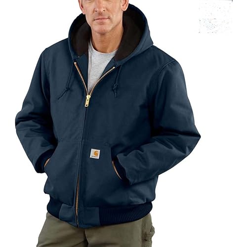Carhartt mens Loose Fit Firm Duck Insulated Flannel-lined Active Jacket