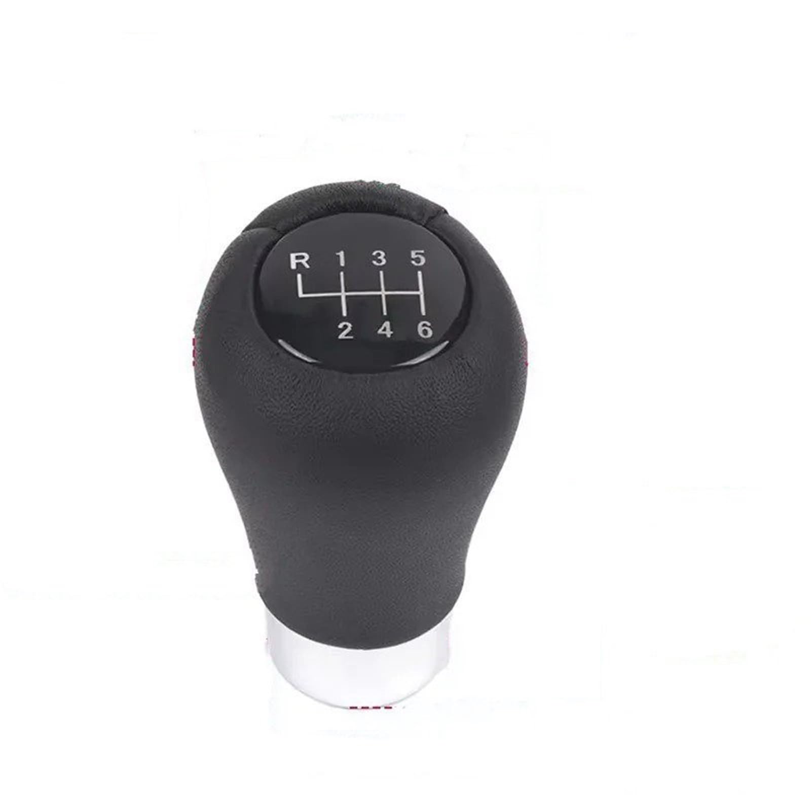 Dwtnmex Sq-001- 6Speed Gear Shift Knob For Bmw E46 E34 E36 Etc Car Shifter Lever Head 5/6 Speed Manual Gear Shift Knob Leather Perforated(Sq-001-6Speed)