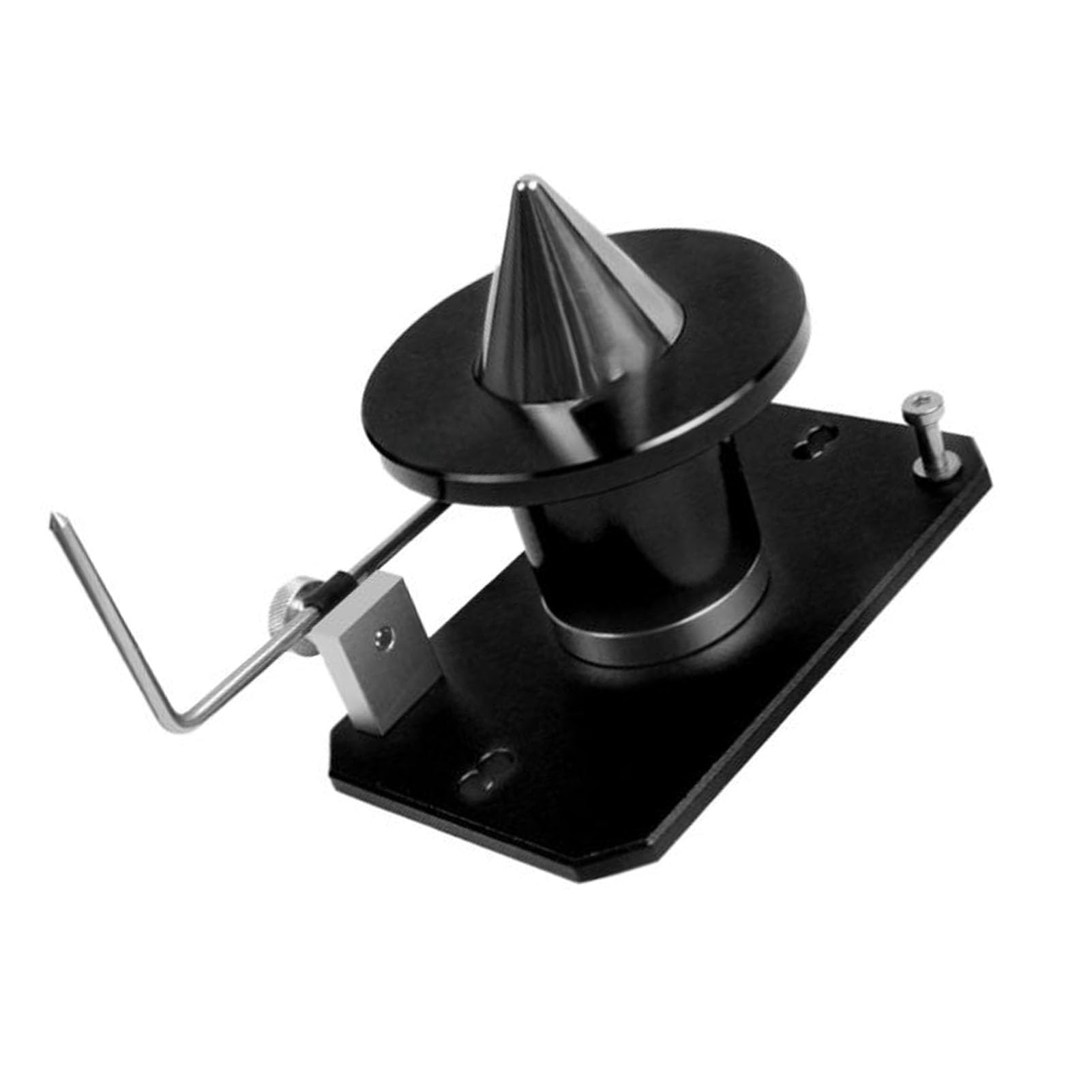 Equilibrador de Cuchillas Montado en la Pared Acero de Aleación Duradero para Cuchillas de Cortacésped Universales 1 Unidad (Black)