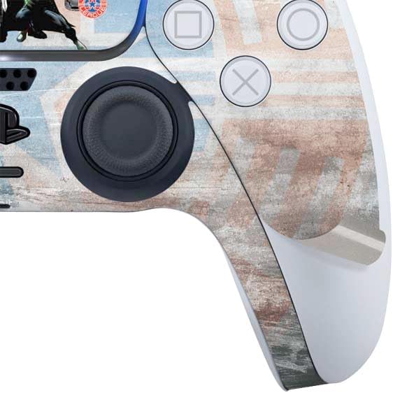 Skinit Decal Gaming Skin Compatible with PS5 Slim Digital Edition Bundle - Officially Licensed Justice League Heroes Stance 2 Design
