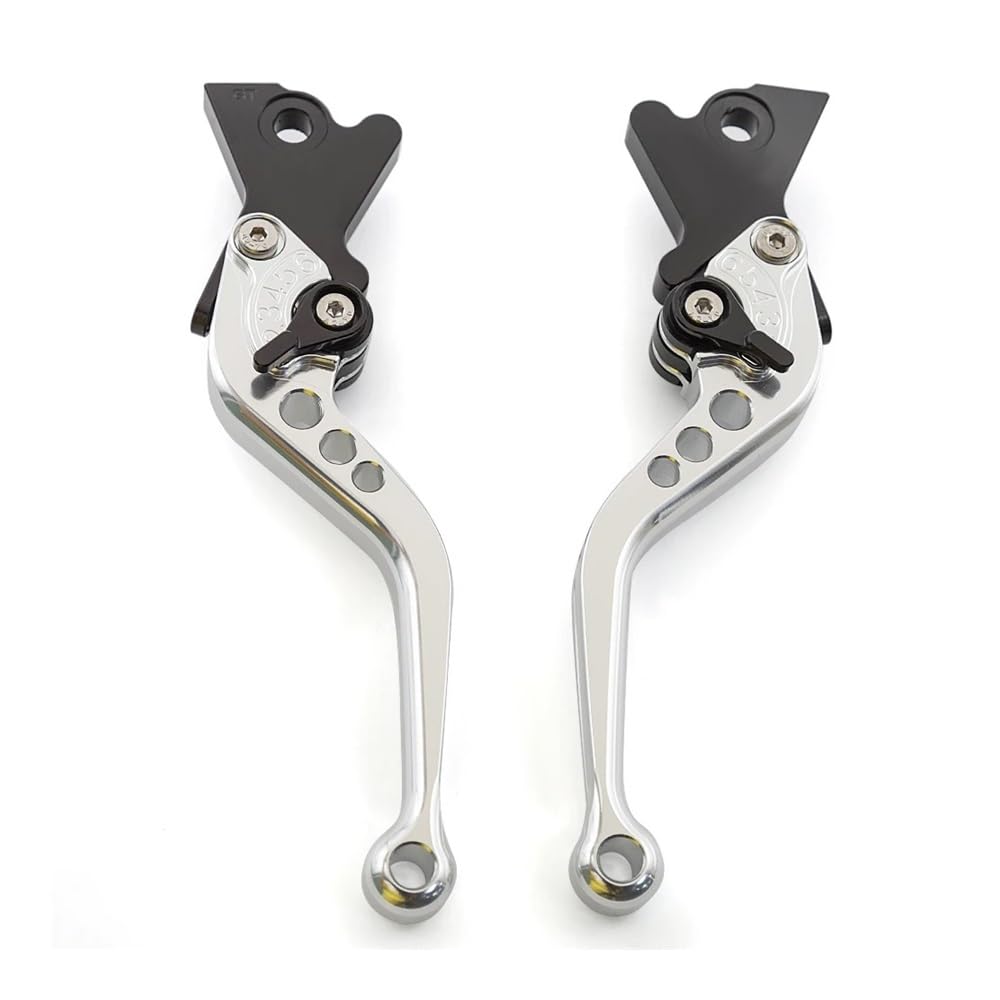 Sdfgsgffyf Silver 144Mm Motorcycle Brake Clutch Levers For Meteor 350 2021 Onwards Adjustable Motorcycle Brake Clutch Levers Motorcycles Cnc T6061 Parts Accessories