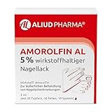 ALIUD PHARMA Amorolfin AL 5% wirkstoffhaltiger Nagellack, 3 ml: Behandlung von Nagelpilz mit Tupfern, Feilen & Spateln