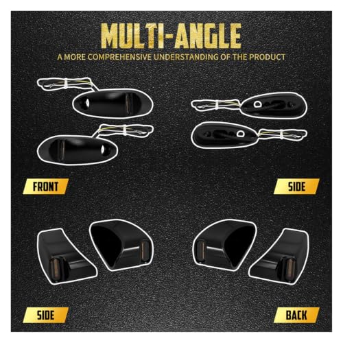 Feux indicateurs LED custom pour carénage Harley Touring