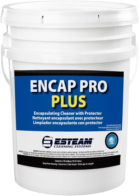 ESTEAM Encap Pro Plus Encapulation, Encapsulating Carpet Cleaner with Protector, 5 Gallon Pail