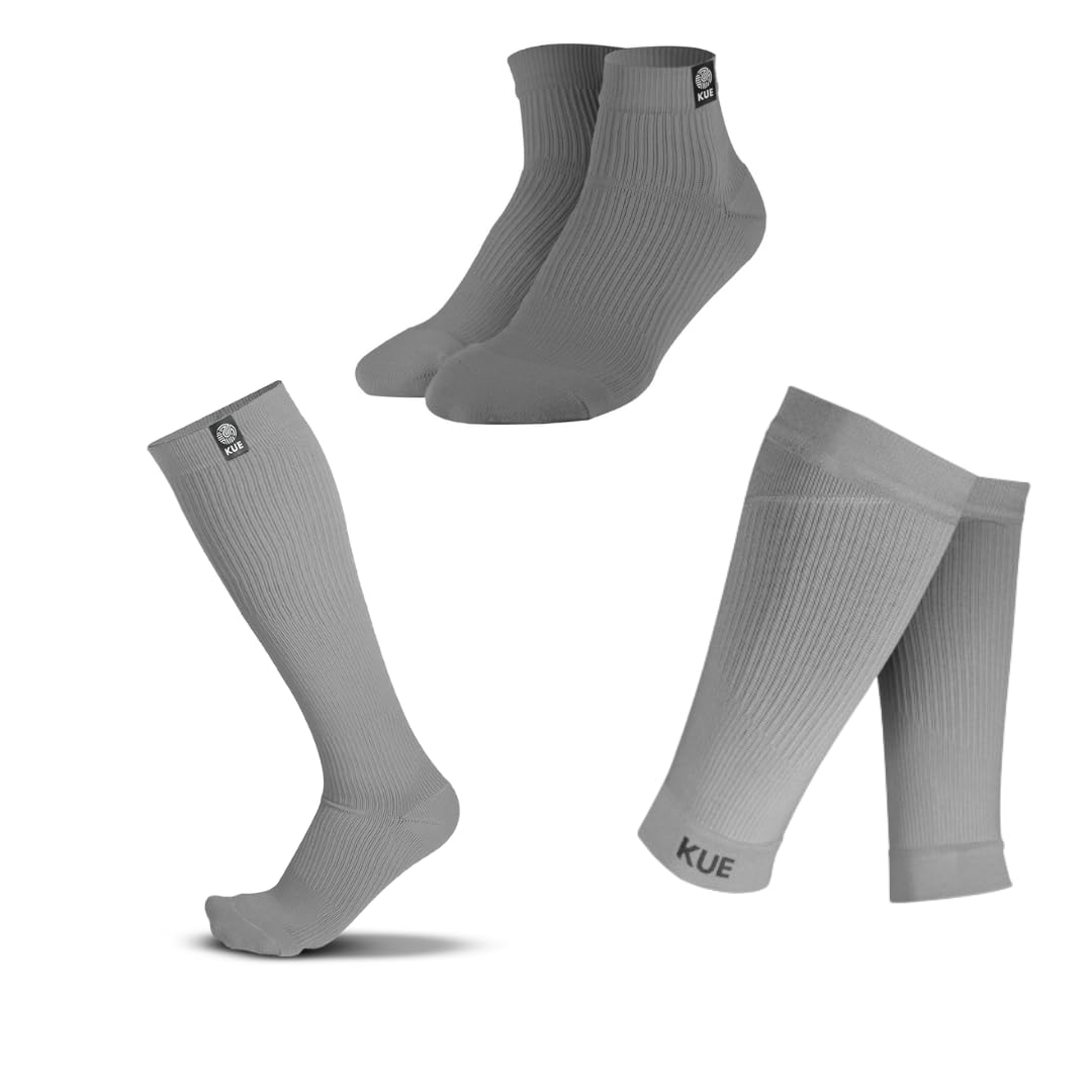 KUE Compression Socks for Men & Women | Medical & Sports Support | Improves Blood Circulation, Joint Pain Relief | UV Sun Protection, Moisture-Wicking | Running, Football & Gym-image-40
