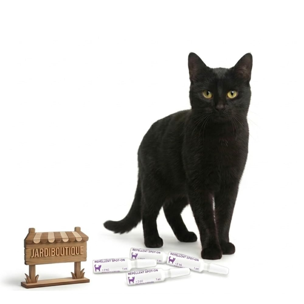 Francodex - 4 Pipettes antiparasitaires Icaridine Francodex - Chat Plus de 2 kg