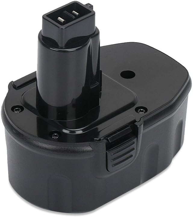 Battery 14.4V Replace for Dewalt, REEXBON 14.4V 2.0Ah NIMH Battery for Dewalt DE9091 652345-01 DC9091 DC9094 DE9031 DE9038 DE9091 DE9092 DE9094 DE9502 DE9038 DW9091 DW9094 DC935KA DC835KA