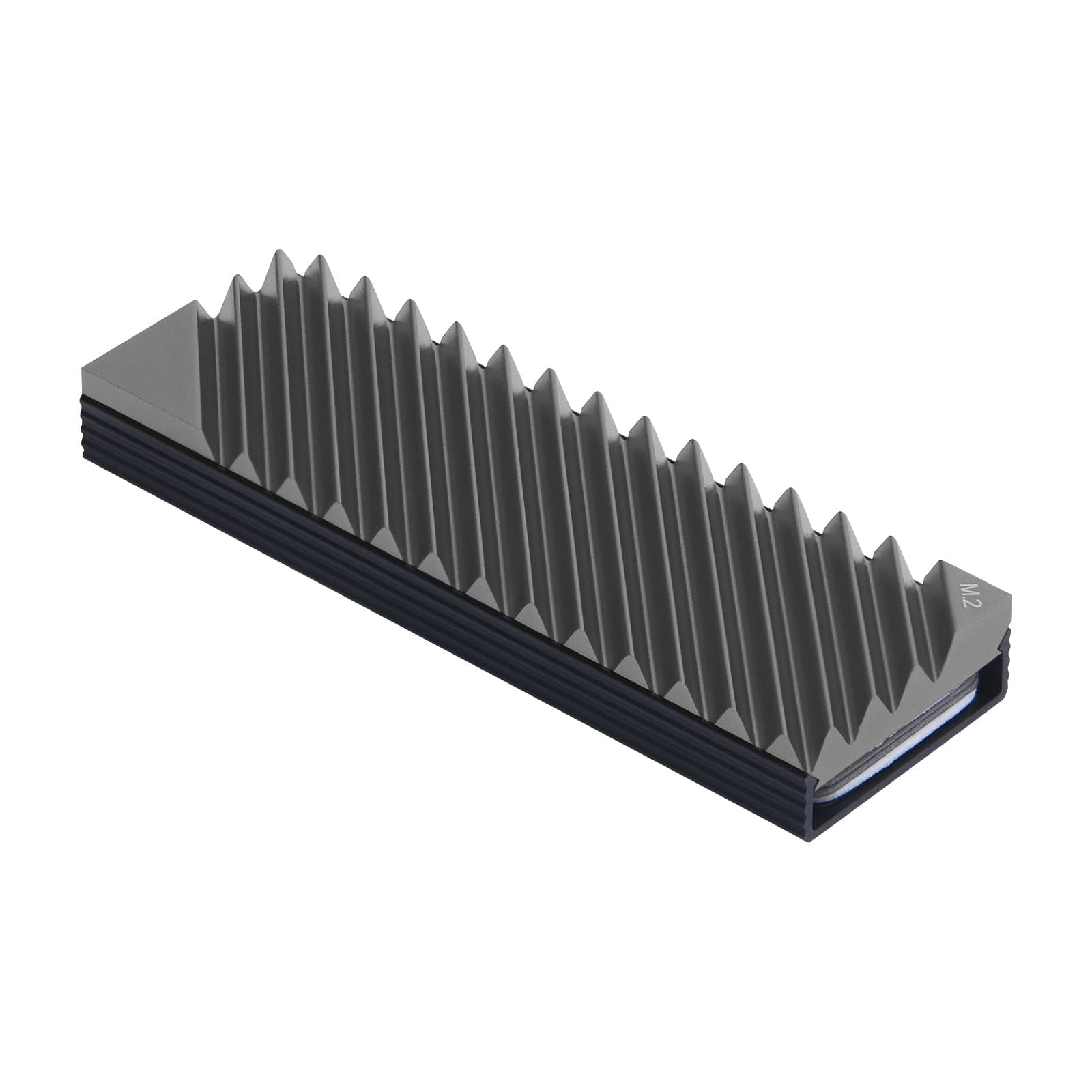 M.2 Heatsink Cooler, M.2 2280 SSD Heatsink, Aluminum Double-Sided NVME Heat Sinks for PS5 Computer PC -Grey