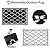 OutdoorLines Outdoor Reversible Rugs for Patio 4x6 ft - Outside Plastic Carpet, Stain & UV Resistant Portable RV Mat, Straw Rug for Camping, Backyard, Deck, Picnic, Porch Moroccan Black & White