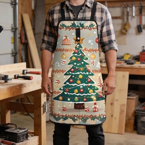 Delantal Herramientas Christmas Tree Mat con Bolsillos miniatura 5