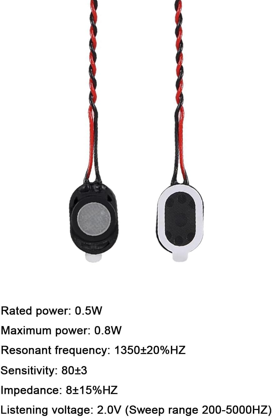 10 Stück Stück Mini-Lautsprecher 1W 8 Ohm Magnetische Lautsprecher Ersatz für kleine DIY-Elektronikprojekte, 15 x 10mm