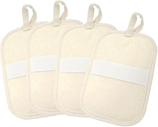 FRCOLOR 4 Pçs Esponjas De Esponja De Corpo De Bucha Natural Para Esponjas De Purificador De Corpo Esponjas De Banho Almofadas De Esponja De Bucha Esponja De Bucha Esfregador De Esponja De