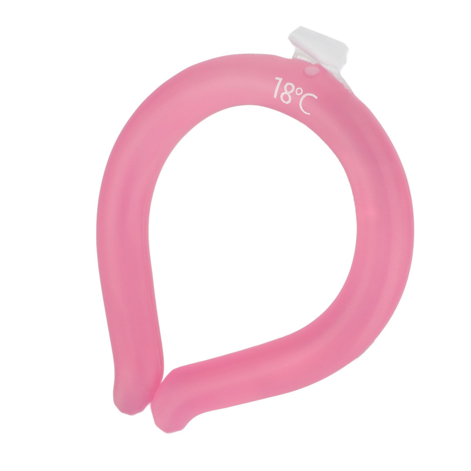 Nackenkühler, Neck Cooling Ring, Tragbare Folgen Sie dem Hals, um die Anlassende Kälte Wiederzuverwenden für Sommer (Rosa)