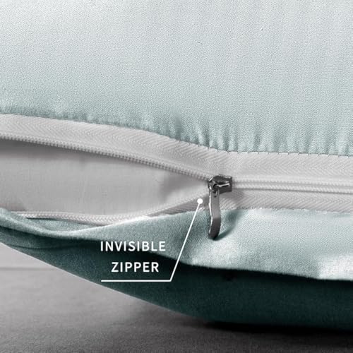 Image of Body Pillow Pillowcase with Zipper 1 piece,Ice Blue,20 inchx54 inch