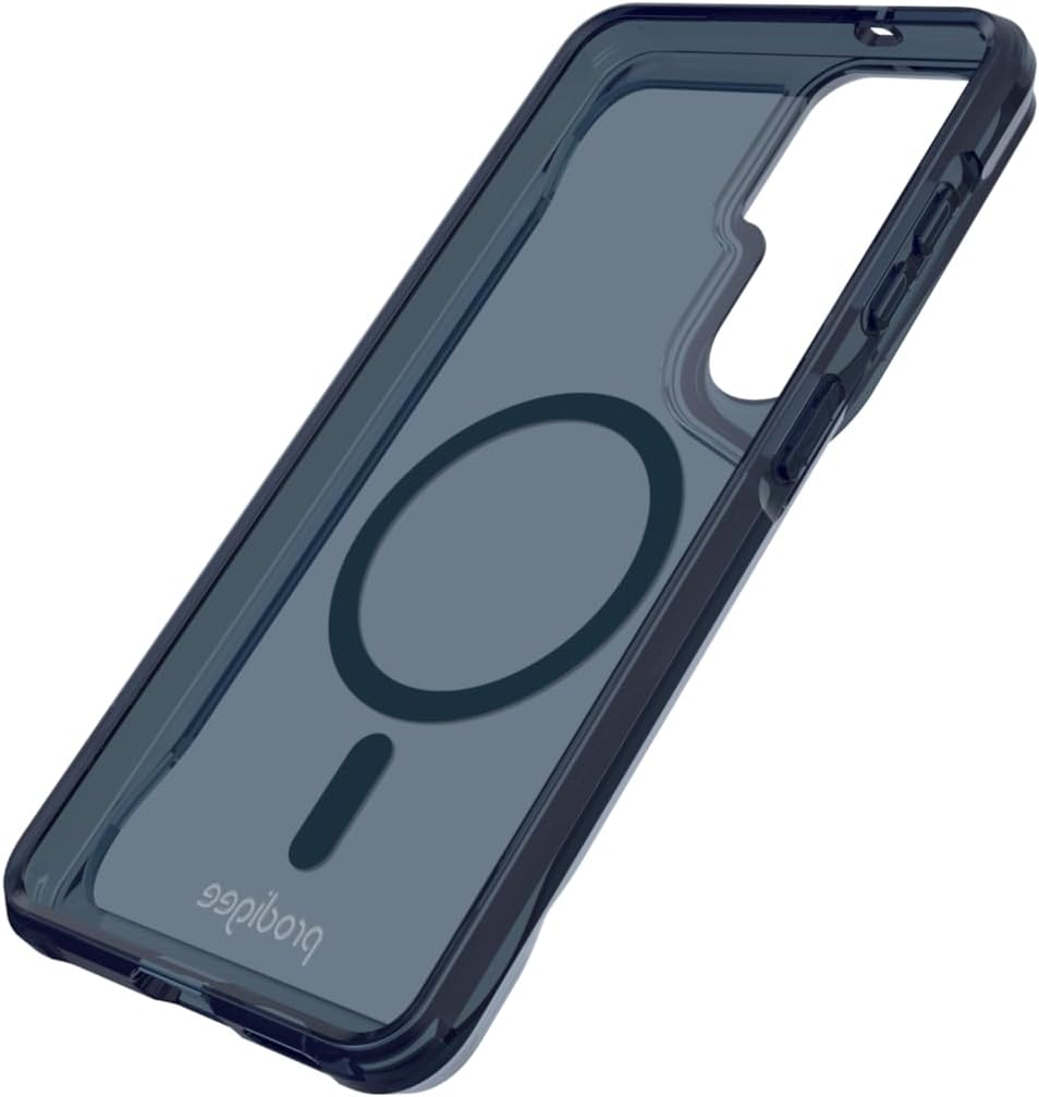 Prodigee Galaxy S26 Pouch Case for Super Hero, Clear, Navy, Smoke (Navy)