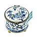 Kelvin Chen Enameled Postage Stamp Holder - Chrysanthemum