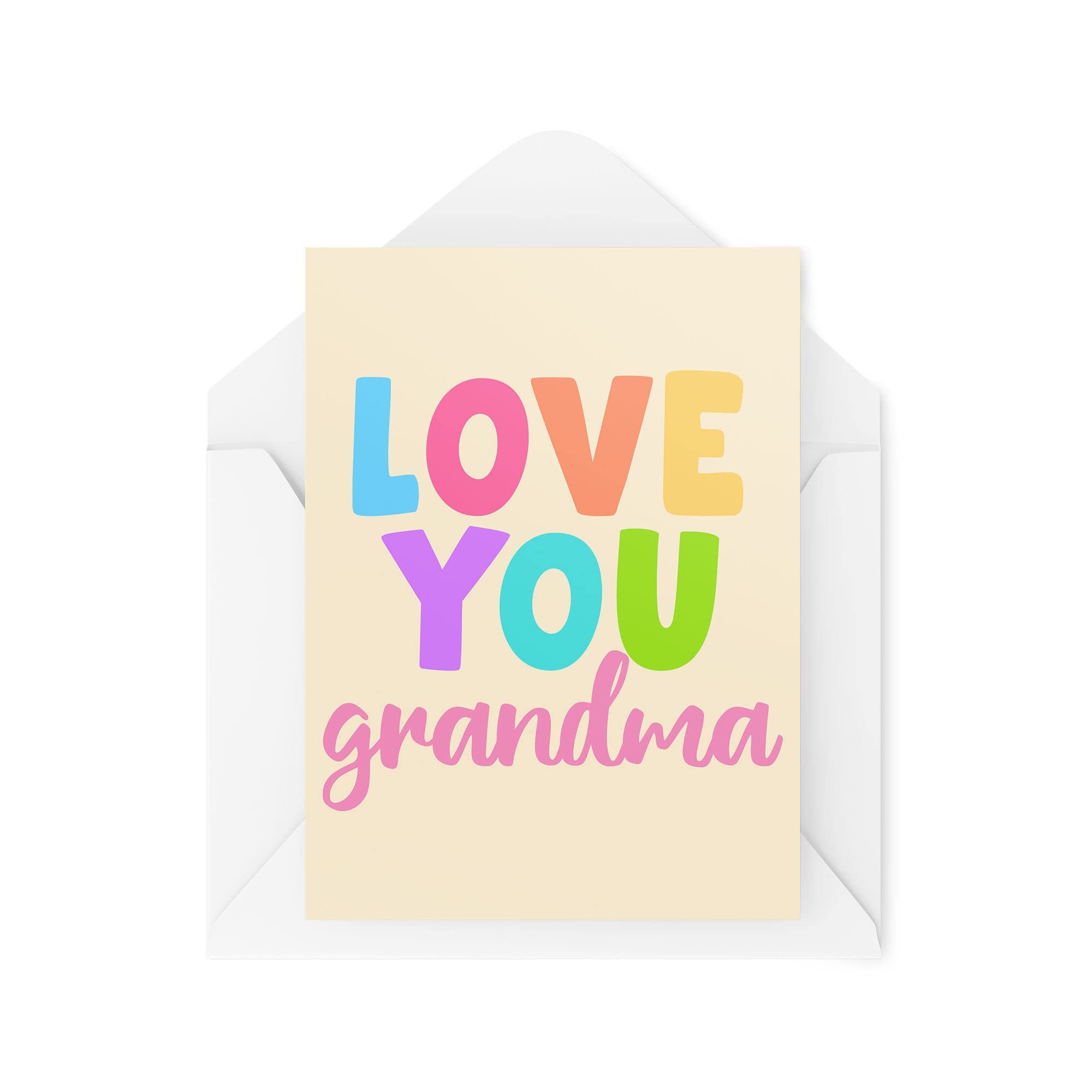 Funny Novelty Greeting Cards | Love You Grandma | Birthday Mother's Day Grandma Nana Grandparent Banter Funny Joke | CBH1284