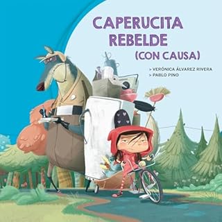 Diseño de la portada del título Caperucita rebelde (con causa)
