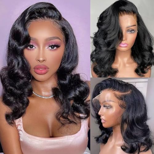 Body Wave 13x6 HD Lace Front Wigs Human Hair 200%