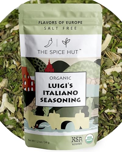 Luigi's Italiano Seasoning, Spin On Classic Italian Seasoning Organic Rich & Robust Italian Cooking