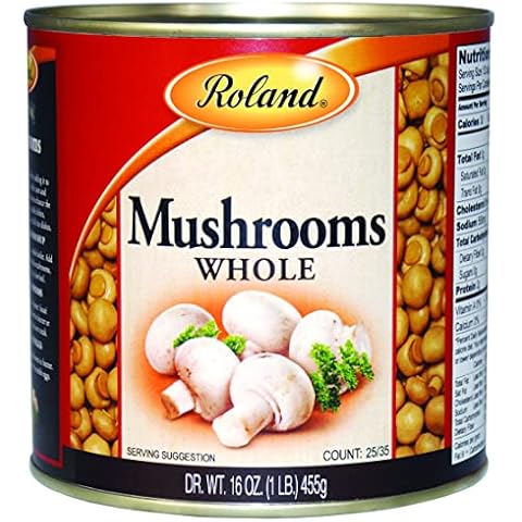 Roland Foods Button Mushrooms, 16 oz (4 Pack) Cover