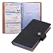 Tenn Well Business Card Holder Book, Durable Business Card Folder with Magnetic Closure for 300 Business Cards, Credit Cards or Membership Cards, Black