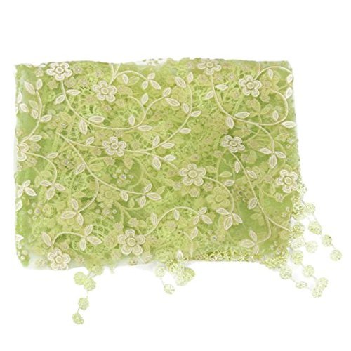MATISSA Newborn Baby Girl/Boy Lace Tassels Wrap Swaddle Layer Baby Photography Prop (Green) - Image 2