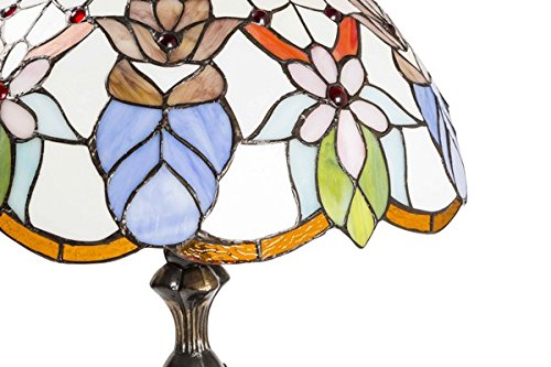 Lampada da tavolo Tiffany Fiori