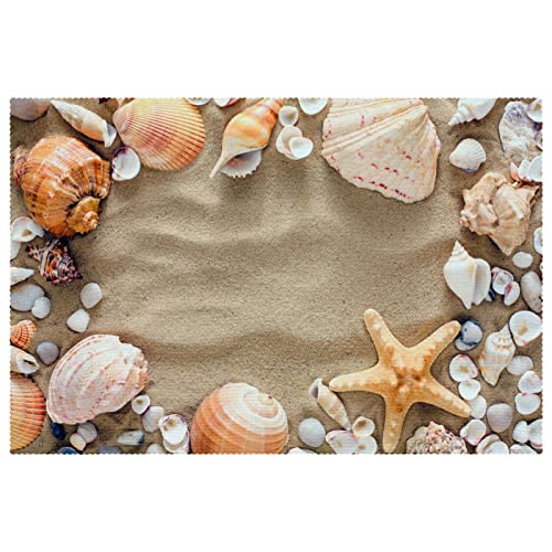 Set de table de plage facile à nettoyer pour préserver votre mobilier
