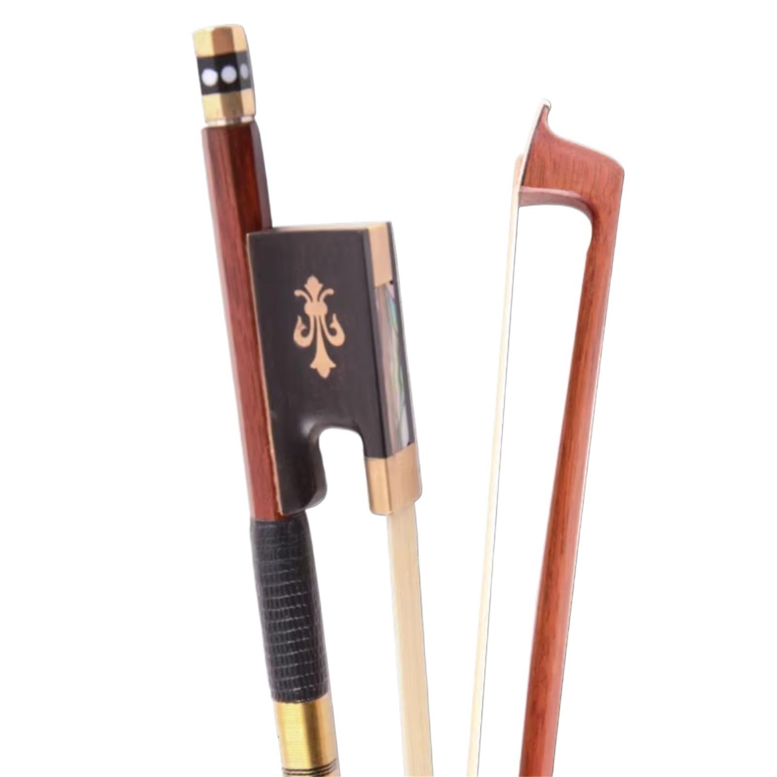 Arco Per Violino Archetto Per Violino In Legno Di Sandalo Verde Equiseto Bianco Accessori Misura 4/4 | Arco di violino(1/2)