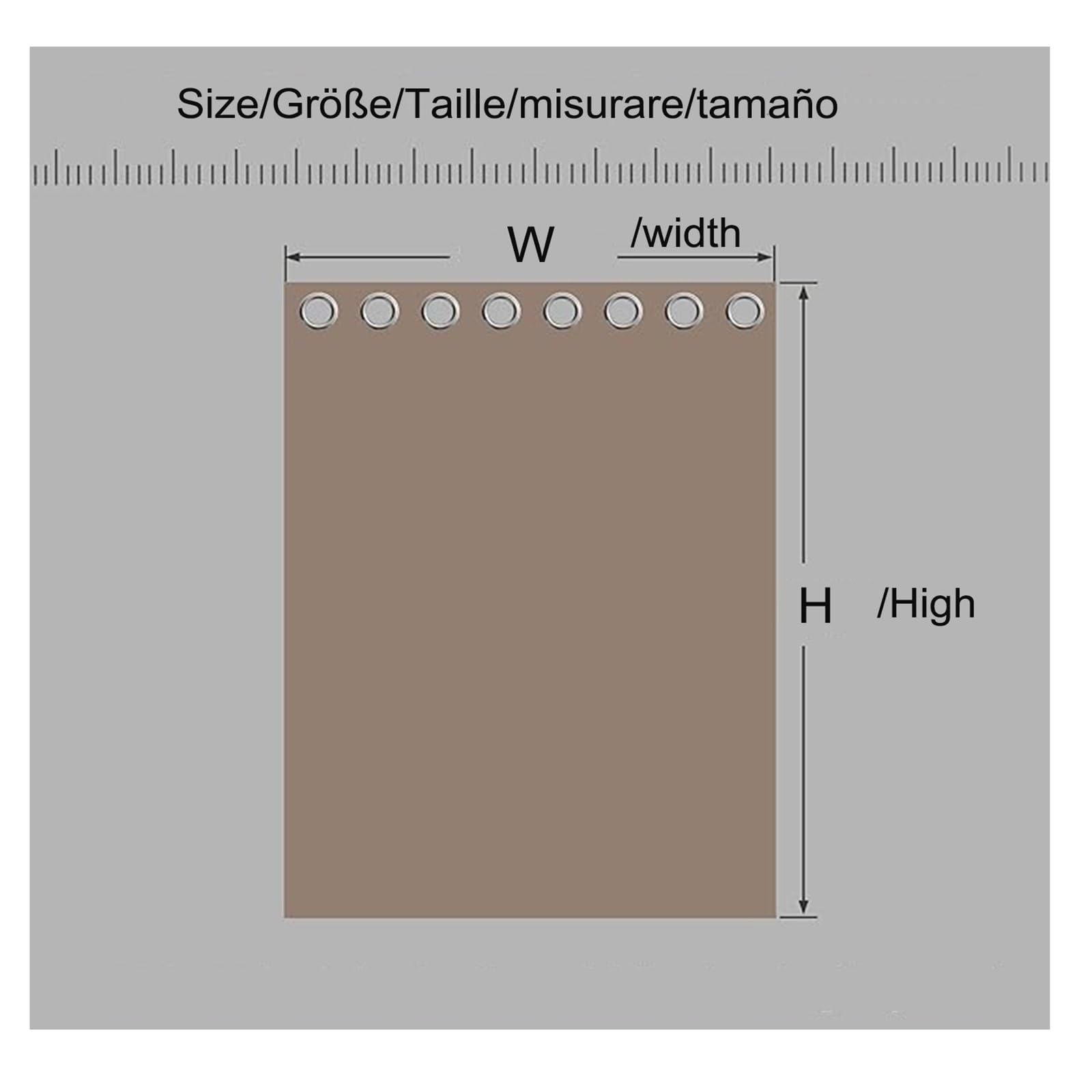 Rideaux D'extérieur Largeur212*Hauteur120cm Rideau pour Pergola Imperméable Rideau Exterieur pour Terrasse Rideau Pare Soleil pour Balcon Terrasse Porche Pergola Belvédère