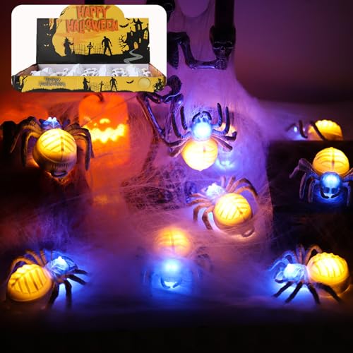 Halloween Deko Draußen Indoor Laternen Kinder,12 Stück Halloween Spinne Teelichter Led Grusel Deko,Helloween Deko Aussen Kinderlaterne Kürbislaterne Laternenlicht Für Tisch Gartendeko Led Kerze Halloween Deko Draußen Indoor Laternen Kinder,12 Stück Halloween Spinne Teelichter Led Grusel Deko,Helloween Deko Aussen Kinderlaterne Kürbislaterne Laternenlicht Für Tisch Gartendeko Led Kerze