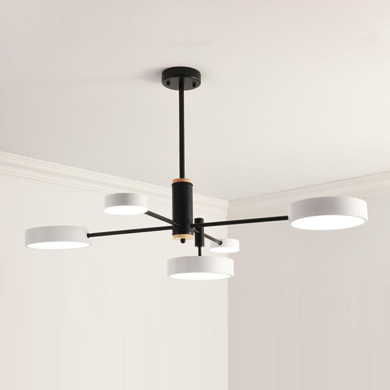 Lustres LED Modernes plafonnier intérieur créatif blanc pour chambre et salon