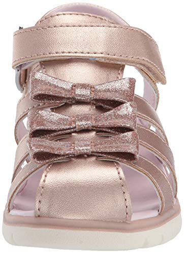 Stride Rite Girl's Clary Memory Foam Adjustable Width Buckle Sandal2