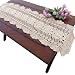 yazi Handmade Crochet Cotton Lace Table Runner Tablecloth 11.8"X47.2"(30X120cm)